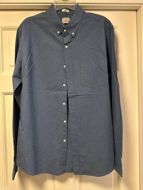J. Crew Men’s Slate Blue slim fit stretch Button-Down Shirt